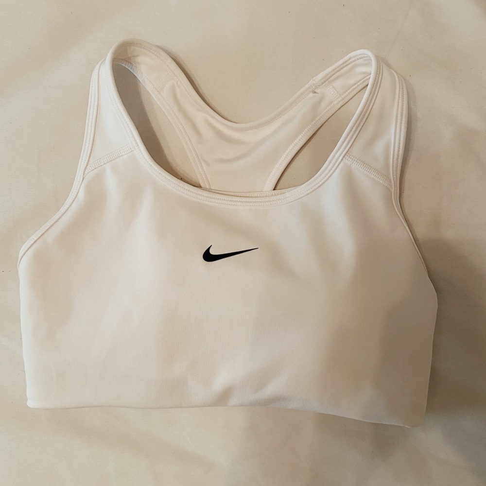 Nike White Sports Bra